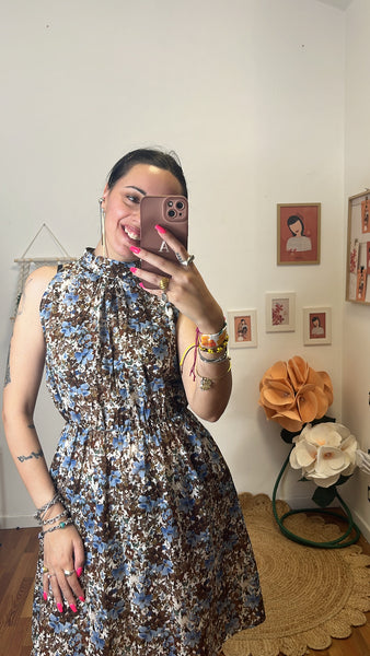 Abito flowers corto