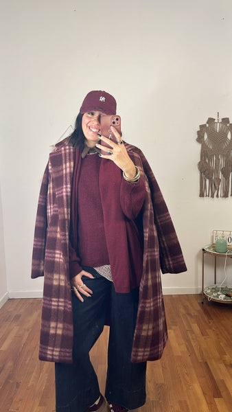 Sciarpa Cashmerina burgundy