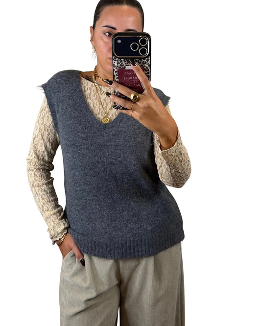 Gilet grigio