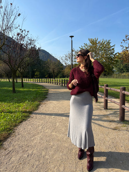 Gonna Anastasia grigio