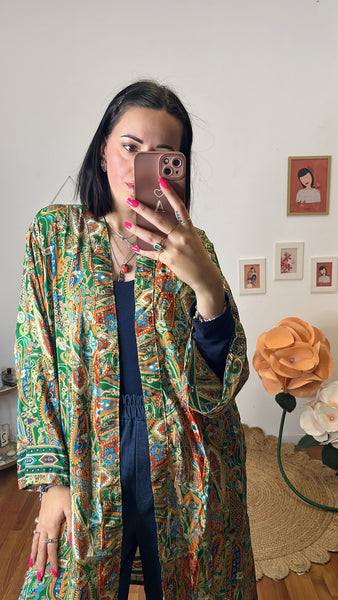 Kimono Aalia corto verde