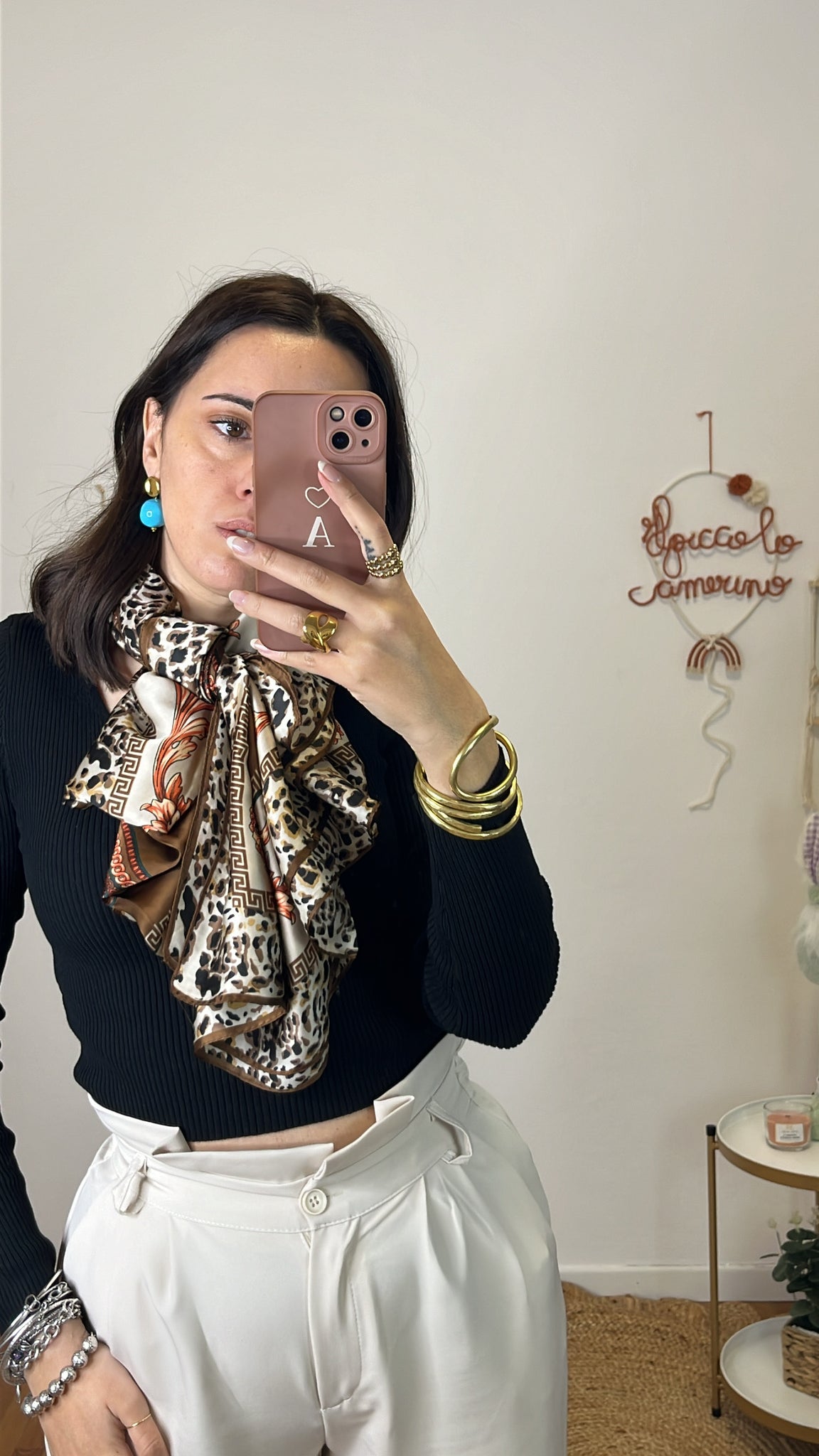 Foulard grande animalier