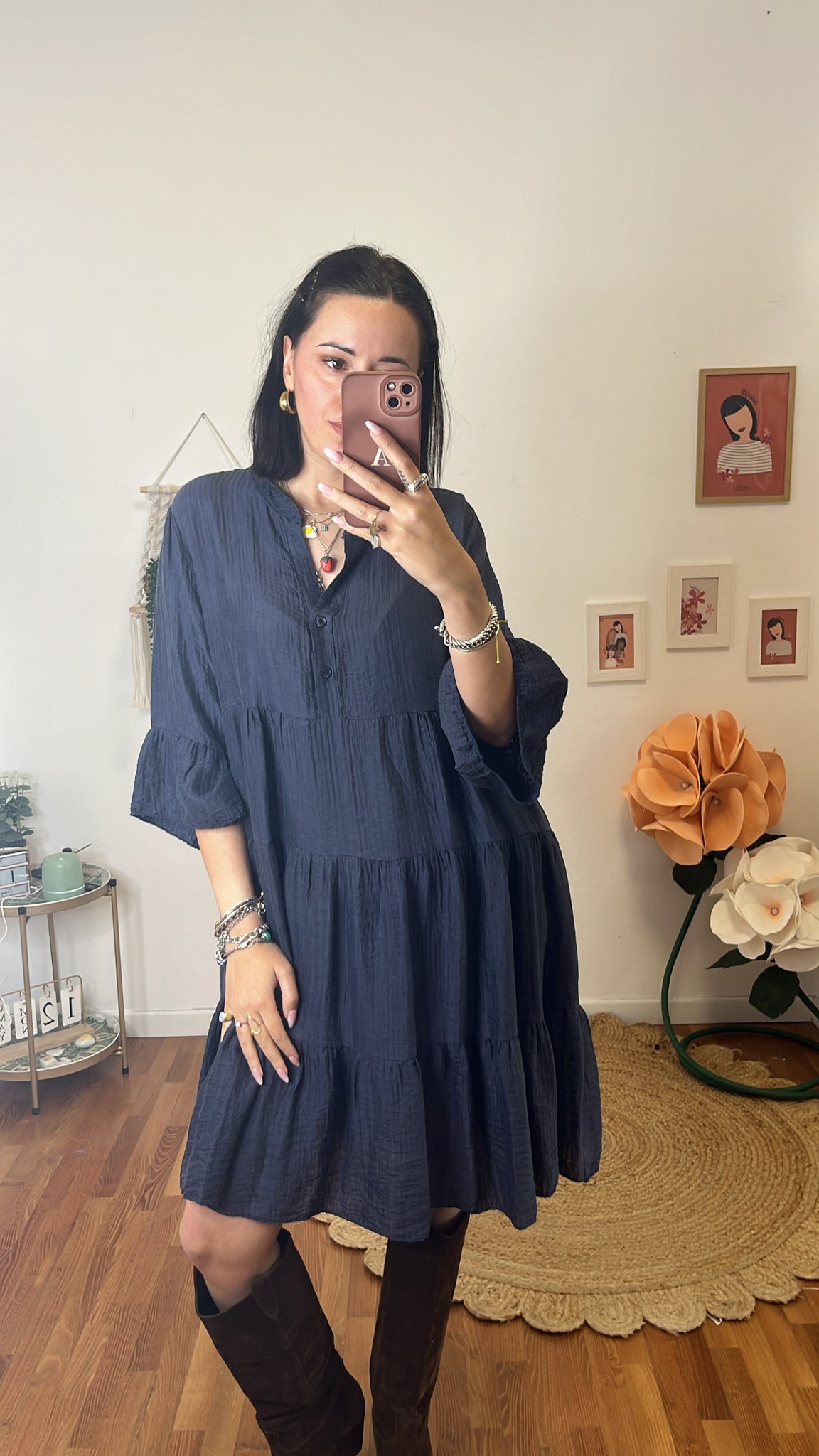 Abito Melania blu
