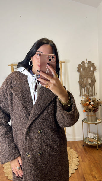 Cappotto Anna cioccolato