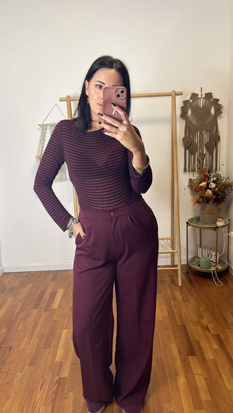 Pantalone Emily burgundy