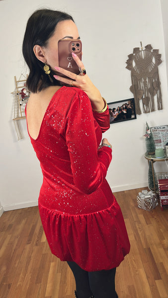 Abito Christmas rosso