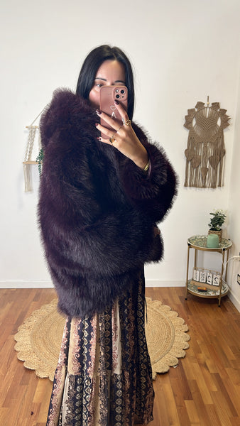 Pelliccia Ambrosia burgundy