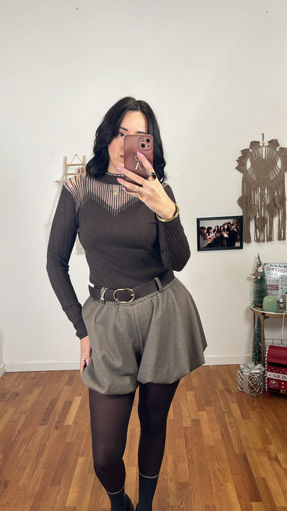 Maglia Samantha caffè