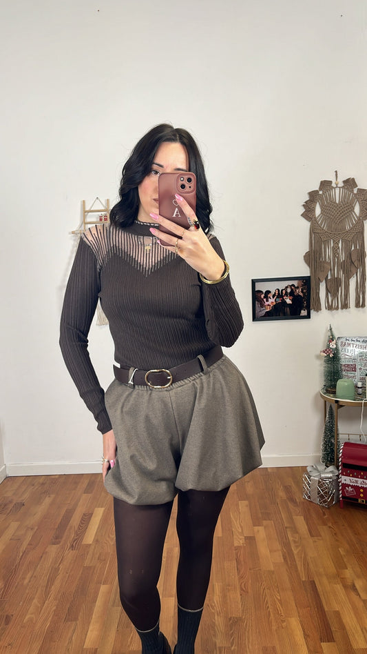 Maglia Samantha caffè