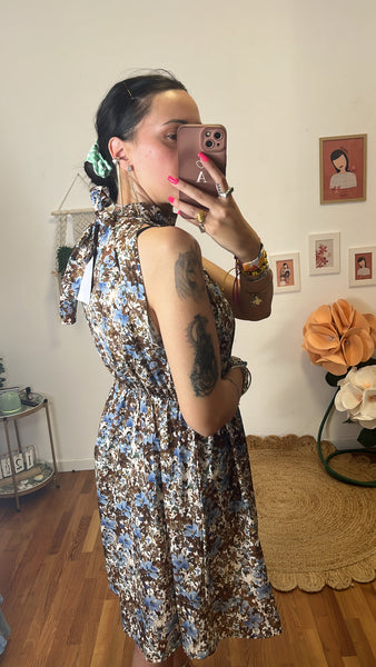 Abito flowers corto