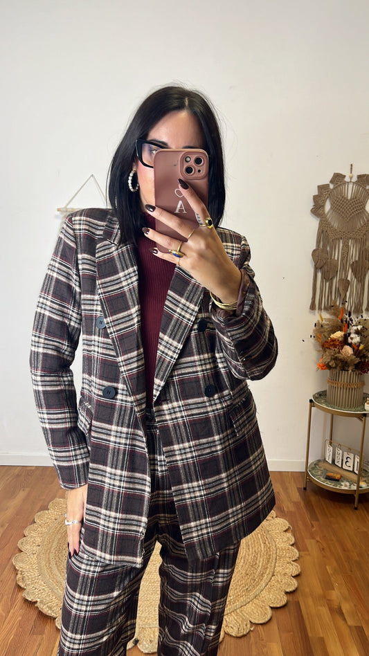 Blazer scozzese