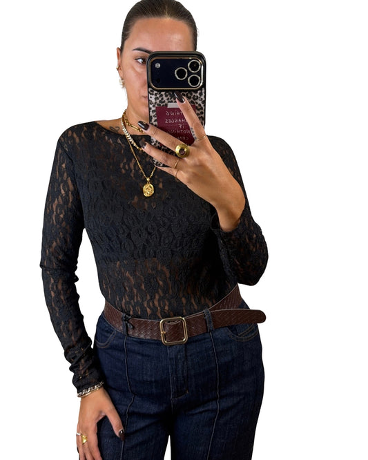 Cashmerina pizzo nero