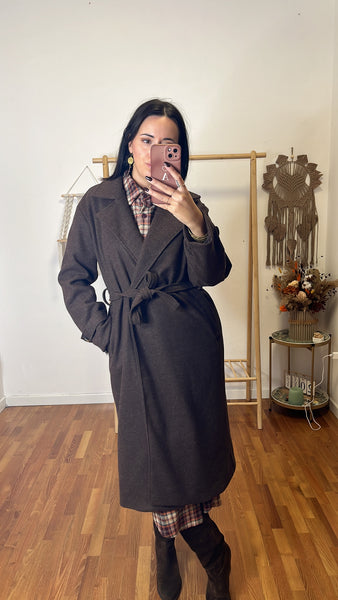 Cappotto Elsa cioccolato