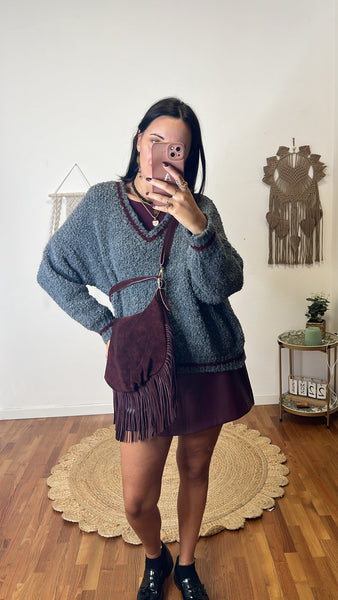 Borsa Kesha burgundy