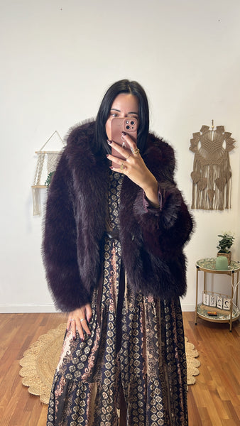 Pelliccia Ambrosia burgundy