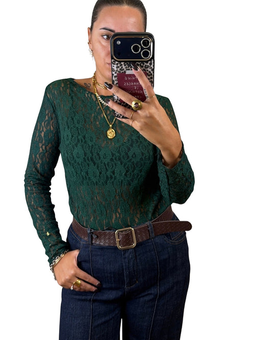 Cashmerina pizzo verde