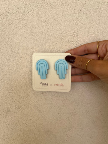 Orecchini Barcellona azzurro