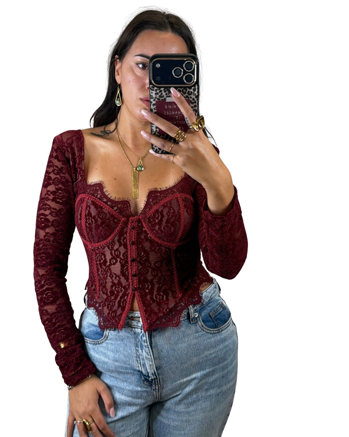 Corsetto bordeaux