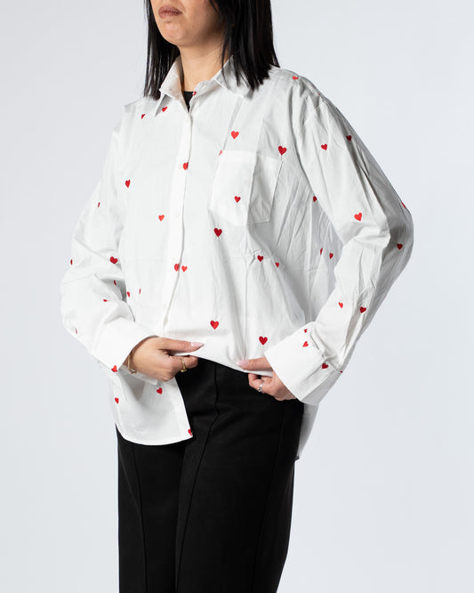 Camicia cuori rossi
