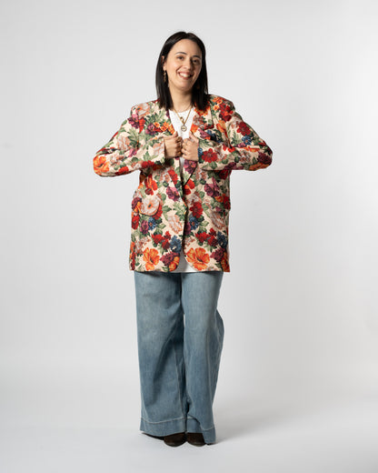 Blazer floreale