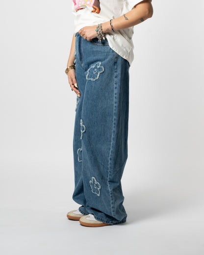 Jeans flower