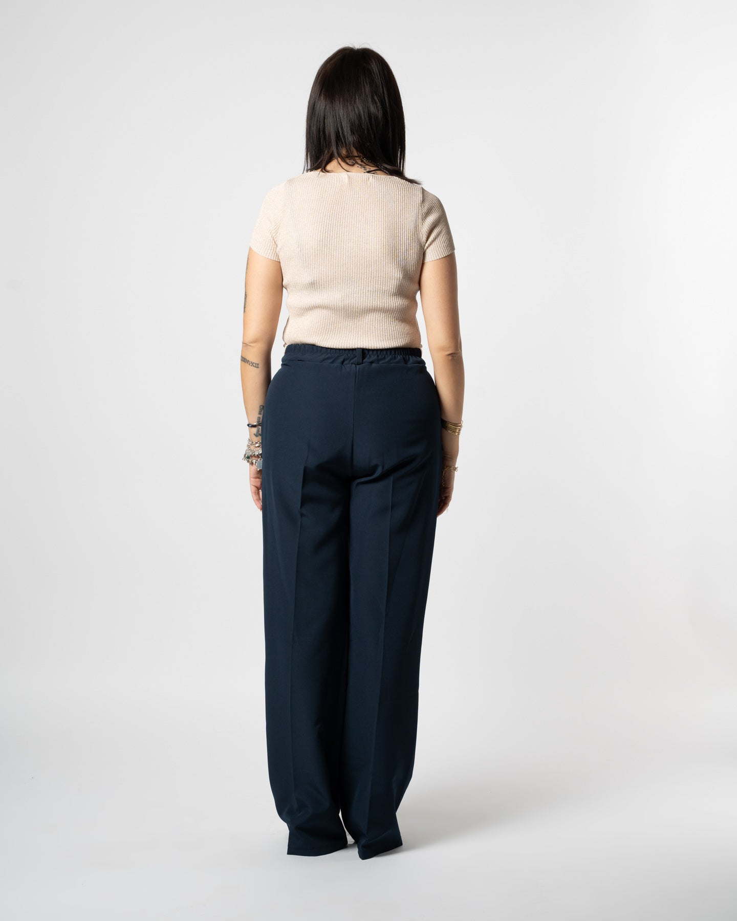Maglia oro glitter