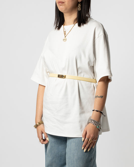 Cintura giallo burro