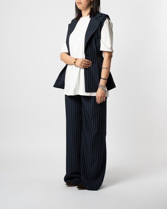 Coordinato gilet blu