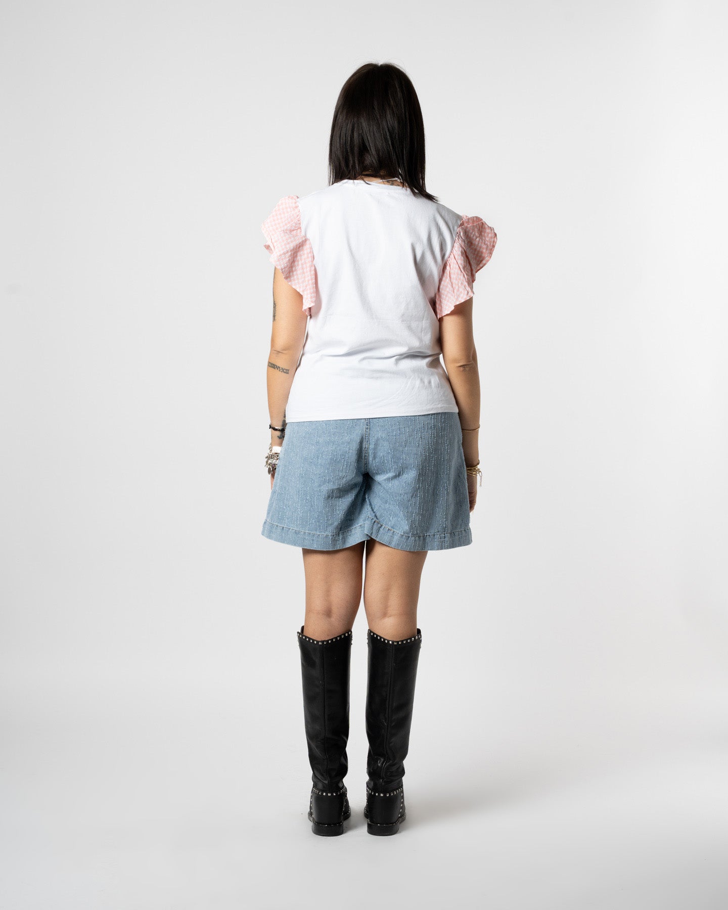 T-shirt rosa gatto